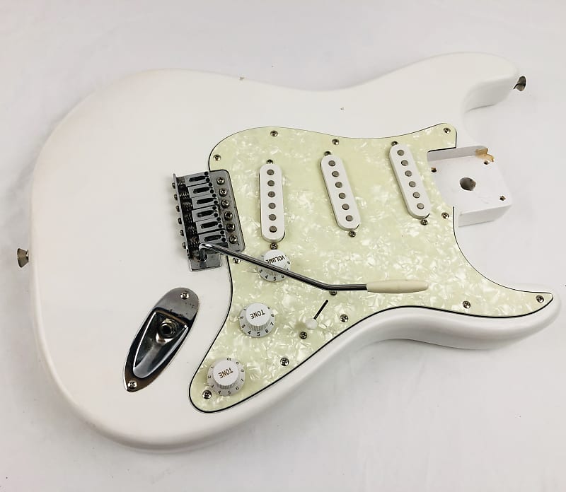 Fender Stratocaster Style Loaded Body Alpine White Mint Reverb 1134