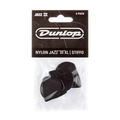 Dunlop 47PXLS Jazz III XL Stiffo Pick (6-Pack) image 3