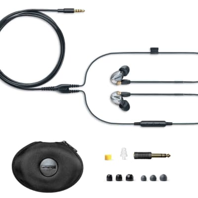 Shure SE425-V+UNI Sound Isolating Earphones with 3.5mm Cable, Remote and Mic - Silver image 3