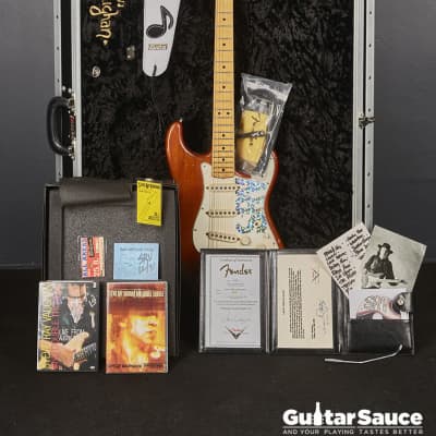Fender Masterbuilt Dennis Galuskza SRV Lenny Tribute Stevie Ray Vaughan Stratocaster Rare 2004 (Cod.1066) image 20