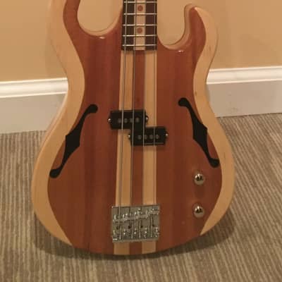 Custom Semi-Hollowbody Bass by Yerby Guitars image 9
