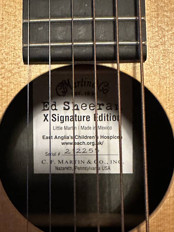 Martin LX1E Ed Sheeran Signature X 2015 - 2017 | Reverb
