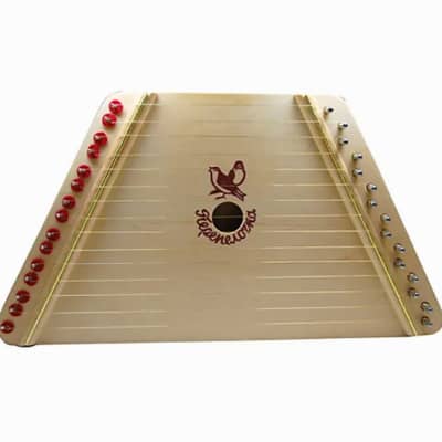 Gorgeous hand painted Lap deals Harp Zither from Belarus