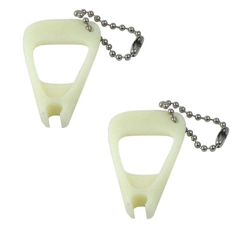 Dunlop Bridge Pin Puller Keychain Glow In The Dark - remove bridge pins  guitar 2 Pack