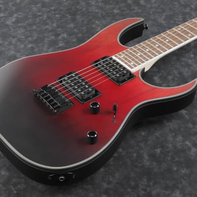 IBANEZ RG421EX-TCM RG-Serie E-Gitarre 6 String, transparent crimson fade matte image 4