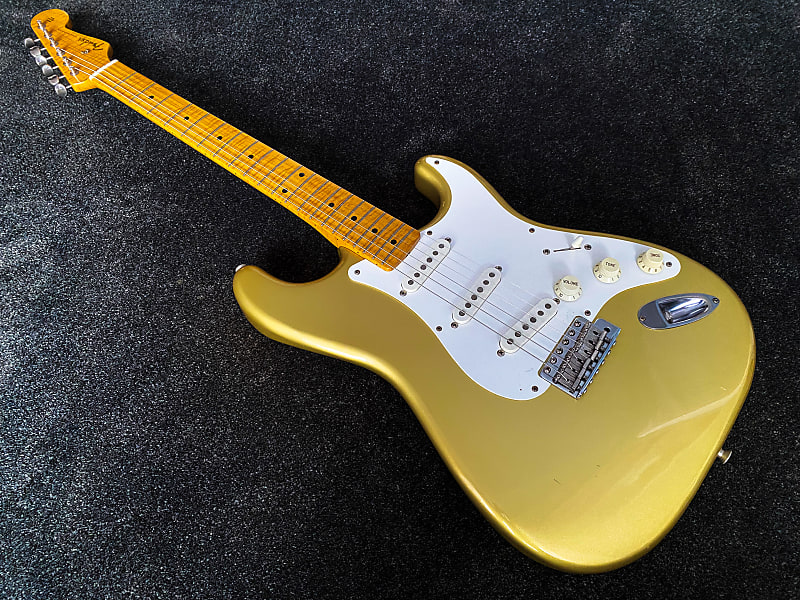 Fender Stratocaster ST57-65AS - 1994 - Shoreline Gold - | Reverb UK