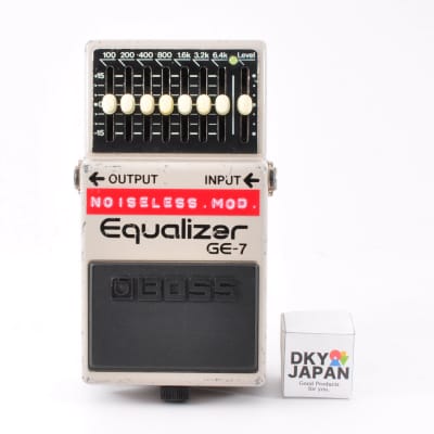 Boss GE-7 Modified Noiseless Equalizer Made in Taiwan 1996