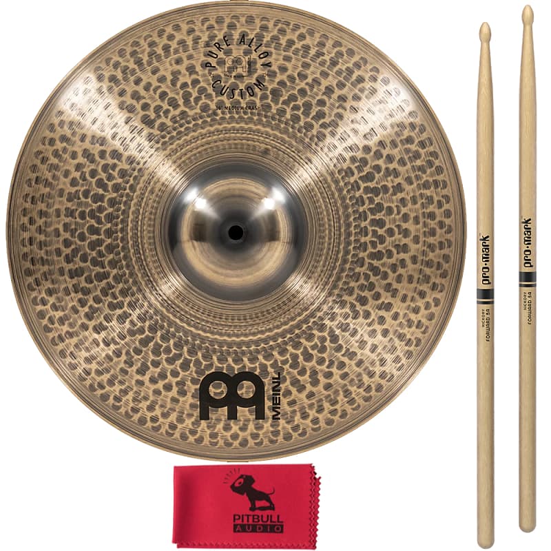 Meinl PAC16MC 16" Pure Alloy Custom Medium Crash Drum Kit Reverb