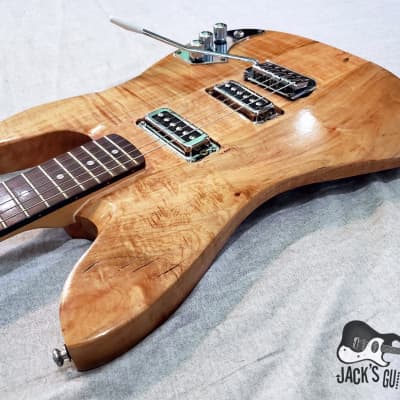 Home Brewed "Strat-o-Beast" Electric Guitar w/ Ric Pups (Natural Gloss Exotic Wood) image 17
