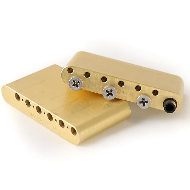 MannMade USA Brass Tremolo Block - ClassicVibrato Bridge - | Reverb UK