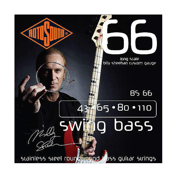 Rotosound BS66 Billy Sheehan bass guitar string set 43 - 110 image 1