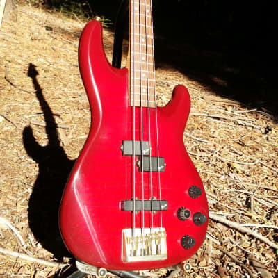 Fender Contemporary Precision Bass Lyte Standard MIJ 1995 - 2001 red image 2