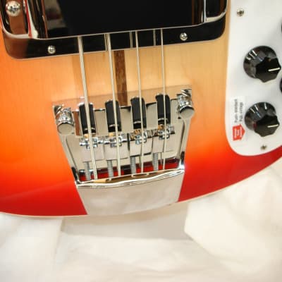 2023 Rickenbacker 4003 Electric Bass Guitar Fireglo image 6