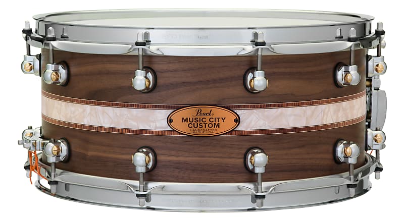 Pearl Philharmonic Field Drum Mahogany Shell Matte Walnut Finish - 14x -  musical instruments - by owner - sale 