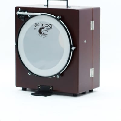 Toca Kickboxx Suitcase Drum Set with Kickboxx, 10" Snare, 10" Tom, and 3 Accessory Mounting Rods image 2