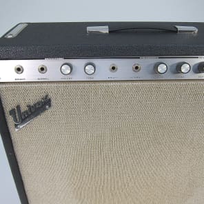 1965 Univox Amp U305R Thunderbolt (2) 6973's 1X15" Jensen Special Design all orig with footswitch image 5