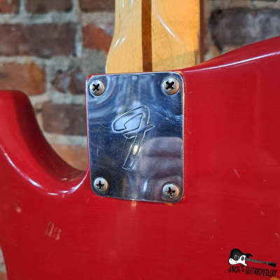 Fender Bullet  *RARE* Early Version - "Bridge-On" Pickguard (Fiesta Red 1981) image 15