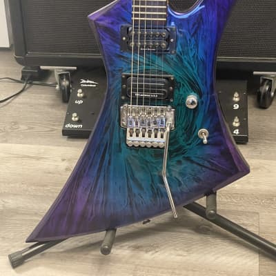 2008 Jackson Stars Kelly KE-TN02 LTD Cobalt Blue Swirl w/ Seymour