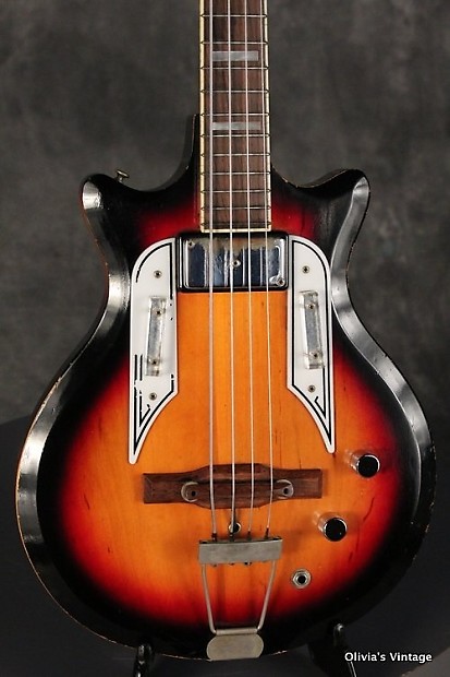 Airline Valco Supro Pocket Bass 1962 Sunburst