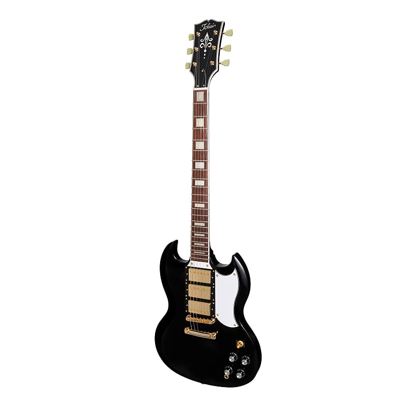 Tokai SG-71S-BB 'Traditional Series' SG Custom-Style Electric Guitar (Black)