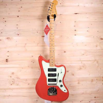 Fender Noventa Jazzmaster Electric Guitar - Maple Fingerboard, Fiesta Red image 2
