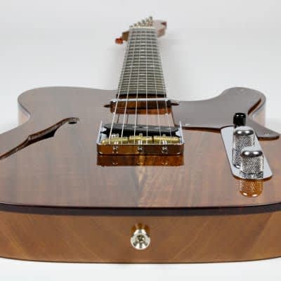 Fender Custom Shop Artisan Thinline Telecaster 2021 4A Flame Koa Top 4A Flame Maple Neck image 22