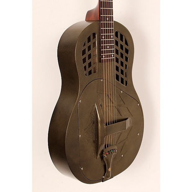 Regal RC 58 Tricone Metal Body Resonator Guitar Regular Texas Tea