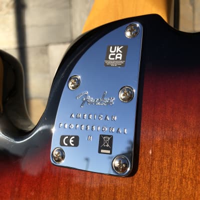 Fender American Professional II P Bass V, 5 String, 3-Tone Sunburst image 8