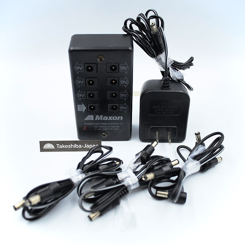 Maxon PD01 Power Distributor With Adapter Power Supply Cable