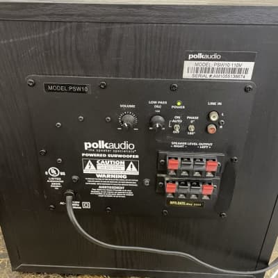 Polk Audio PSW10 100 Watts 10-inch Powered Subwoofer WORKS SOUNDS GREAT 🔥🔥 Polk Audio PSW10 100 Watts 10-inch Powered Subwoofer WORKS SOUNDS GREAT 🔥🔥 image 6