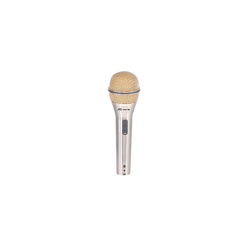 Peavey PVI 2 Gold Gold Finish XLR Microphone image 1