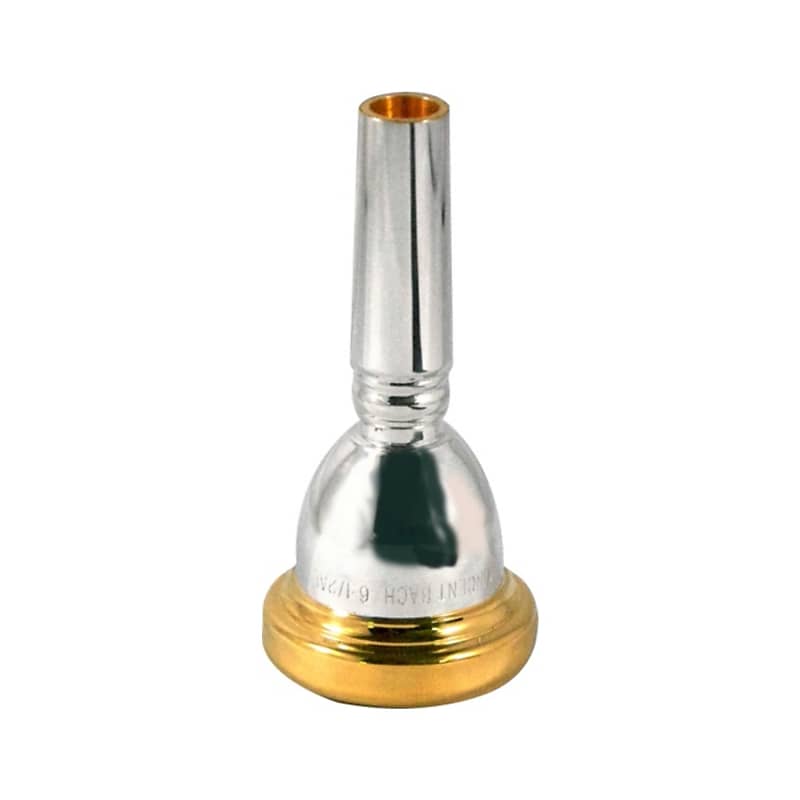 Bach Classic Trombone Large Shank Gold Rim Mouthpiece 5G | Reverb