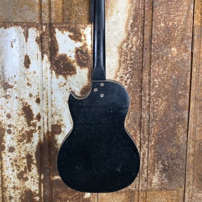 Custom Kraft Midnight Special 1960s Electric Guitar-Black (Used) image 17