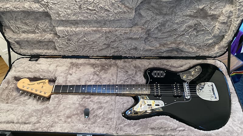 Fender Jaguar Black Custom | Reverb