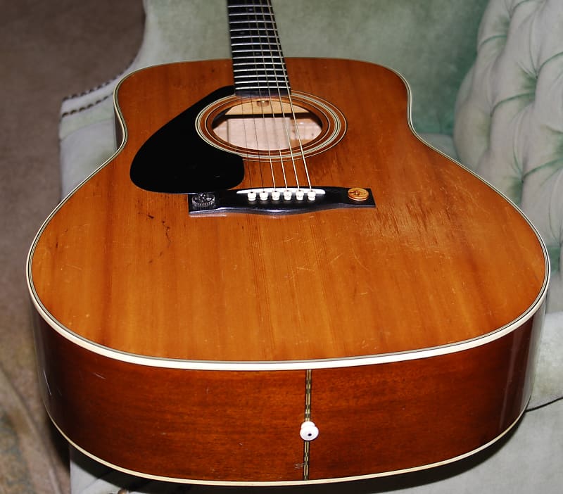 Yamaha FG-335L II Left Handed Acoustic Guitar from 1982 | Reverb
