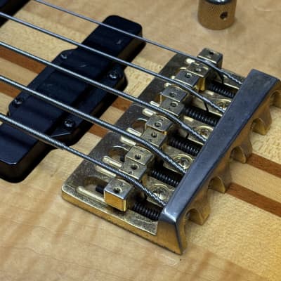 Yamaha TRB5P Amber Improved w/ John East Buffer preamp and better electronics image 6