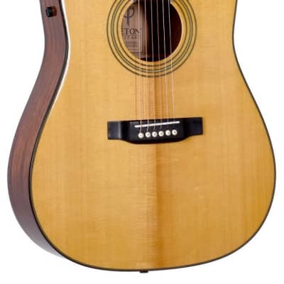 Teton STS200ENT Dreadnought Cutaway Moose Spruce Top Mahogany Back/Sides 6-String Acoustic-Electric Guitar for sale