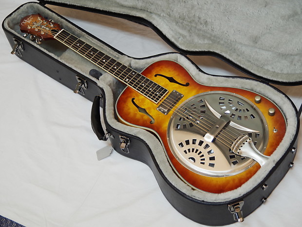 Michael Kelly Bayou E Acoustic E Resonator slide guitar w Reverb
