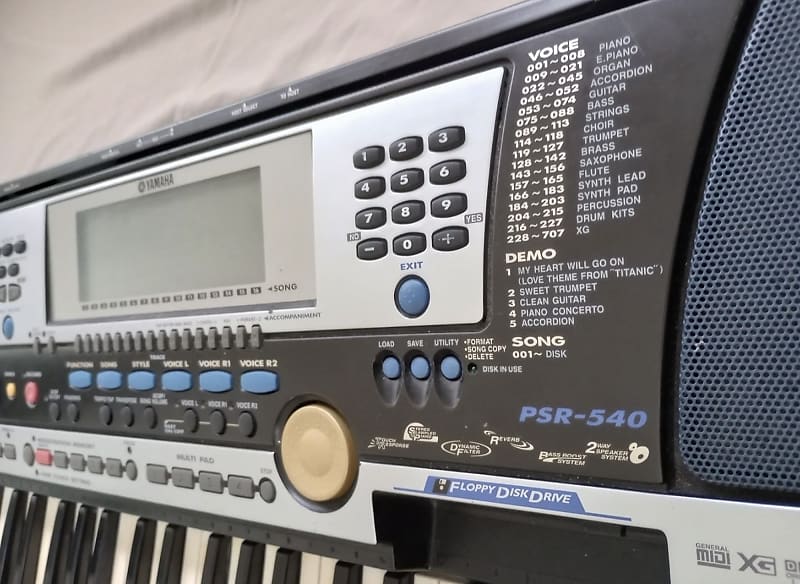 Yamaha PSR 540 portatone keyboard | Reverb