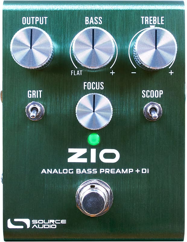 NEW!!! Source Audio ZIO Analog Bass Preamp and DI Pedal FREE Reverb