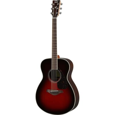 Yamaha FS830-TBS Small-Body Acoustic Guitar Tobacco Brown 