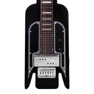 Airline Pro One-Piece Basswood Neck & Body 6-String Lap Steel Electric Guitar w/Hardshell Case image 5