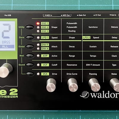 Waldorf Pulse 2 Analog Synthesizer Module 2013 - Present - Black