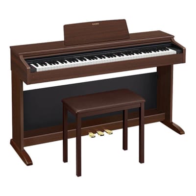 Casio AP270BN Digital Piano with bench – Brown