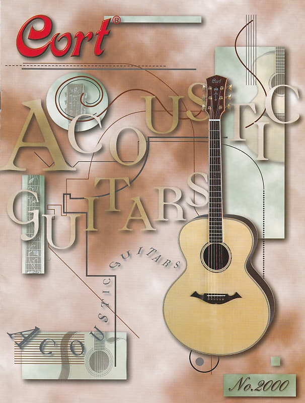 Cort Acoustic Guitars No.2000 Catalog Reverb
