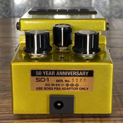 Boss SD-1B50A 50th Anniversary SD-1 Super Overdrive Guitar Effect Pedal image 5