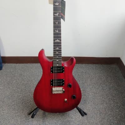 New PRS Paul Reed Smith SE CE 24 Standard Satin Electric Guitar - Vintage Cherry with PRS Gigbag image 2
