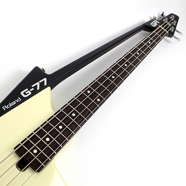【ギフ_包装】 Vintage 1980s Roland G-77 Electric Bass Guitar Synthesizer ギター