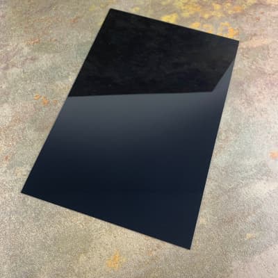 Pickguard Sheet Blank – 2 Ply Black – 300x195mm (11.81" x 7.68") – ACB2-16
