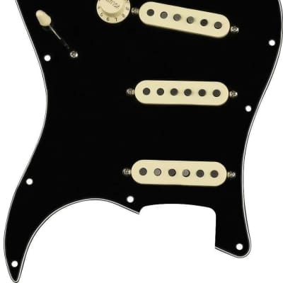 Fender® Factory Assembled Tex Mex Loaded Pickguard~SSS~Fender Boxed-Black/Aged WhiteBrand New image 1